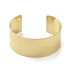 Brass Plain Wide Cuff Bangles BJEW-D039-03G-2