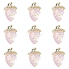 10Pcs Transparent Acrylic Pendants MACR-FS0002-08B-1