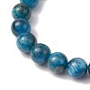 Natural Apatite Beads Stretch Bracelets BJEW-JB11492-5