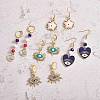 DIY Evil Eye Earring Making Kits DIY-SZ0009-06-3