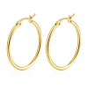 304 Stainless Steel Hoop Earrings LS-PW-WG89744-18-1