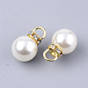 High Luster ABS Plastic Imitation Pearl Pendants RB-T011-01C-G-2