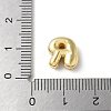 Brass Micro Pave Cubic Zirconia Beads KK-P290-61G-R-3