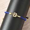 Adjustable Nylon Cord Bracelets X-BJEW-C096-01G-02-3