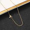 304 Stainless Steel Cable Chain Necklaces NJEW-M151-24G-5