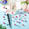 48Pcs 4 Colors Alloy Crown European Beads FIND-TA0010-45-8