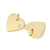 316 Surgical Stainless Steel Pendants STAS-K178-05G-2