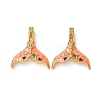 304 Stainless Steel Enamel Pendants STAS-Z193-10G-05-1