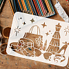 Plastic Drawing Painting Stencils Templates DIY-WH0396-494-3