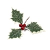 Plastic Artificial Christmas Leaf FIND-G083-01B-3