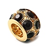 Rhinestone Brass Beads KK-D295-04G-02-2