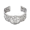 Constellation Alloy Open Cuff Bangles for Women Men BJEW-C064-01AS-06-2