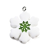 Christmas Theme Opaque Resin Pendants RESI-F054-A10-1