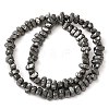 Electroplated Natural Lava Rock Beads Strands G-L606-D02-01D-3