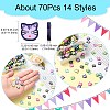 105g 7 Colors Handmade Polymer Clay Cabochons CLAY-CJ0001-65-2