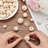  60Pcs 3 Styles Printed Wooden Beads WOOD-PH0002-64-5