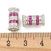 925 Sterling Silver Micro Pave Cubic Zirconia Screw Clasps STER-U001-05C-P-3