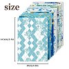 12Pcs 12 Styles Bleues Flower Scrapbook Paper Pad PW-WG3E2DC-01-3