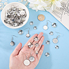 40Pcs 4 Styles 304 Stainless Steel Earring Hooks DIY-SC0033-76-3
