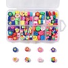112Pcs 8 Styles Handmade Polymer Clay Beads CLAY-FP0001-09-1