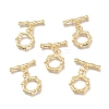 Brass Toggle Clasps KK-Q764-06G-3