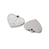 201 Stainless Steel Rhinestone Pendants STAS-V005-05P-02-2