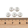 Brass Grade A Rhinestone Spacer Beads RB-A014-Z6mm-17S-2
