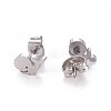 Tarnish Resistant 304 Stainless Steel Stud Earrings EJEW-F227-19P-2