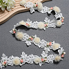 1 Yard Polyester Lace Trims SENE-CY0001-01-4