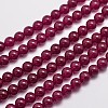Natural & Dyed Malaysia Jade Bead Strands X-G-A146-8mm-A15-3