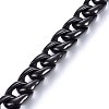 304 Stainless Steel Curb Chains Bracelets BJEW-E346-04B-2