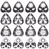 SUNNYCLUE 24Pcs 4 Styles Alloy Enamel Pendants FIND-SC0004-90-1