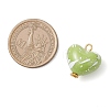 Opaque Spray Painted Acrylic Pendants PALLOY-JF04472-2