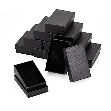 Rectangle Cardboard Paper Jewelry Box CON-TAC0015-01F