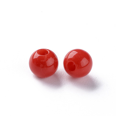 Opaque Acrylic Beads MACR-S370-C6mm-A14-1