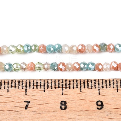 Electroplate Glass Beads Strands X-GLAA-T023-A16-07-1