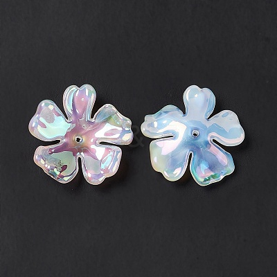Opaque Acrylic Bead Caps OACR-C009-14-1