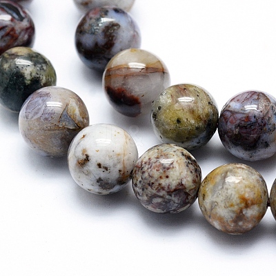 Natural Pietersite Beads Strands G-G823-05-10mm-1