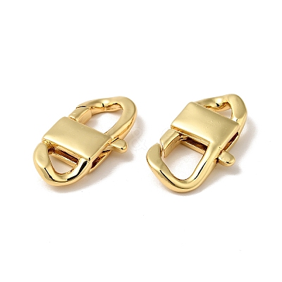 Brass Lobster Claw Clasps KK-J301-26G-1