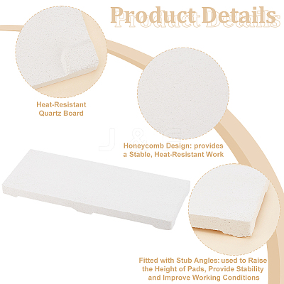 Heat-resistant Quartz Board AJEW-WH0314-471-1