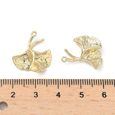 Brass Micro Pave Cubic Zirconia Pendants KK-L260-16G-1
