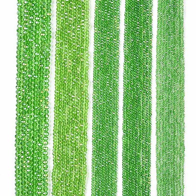 Electroplate Glass Beads Strands EGLA-A044-T4mm-B11-1