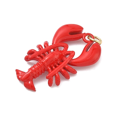 Brass Enamel Pendants X-KK-G555-20G-02-1