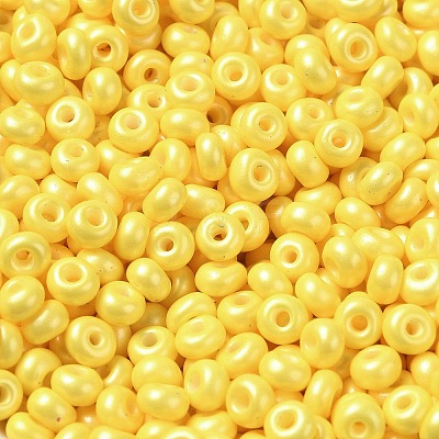 Baking Paint Luster Glass Seed Beads X1-SEED-B001-04A-06-1