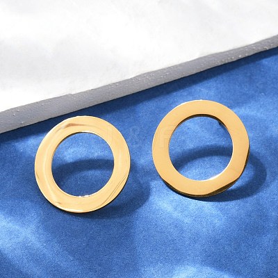 304 Stainless Steel Stud Earrings EJEW-B139-01G-1