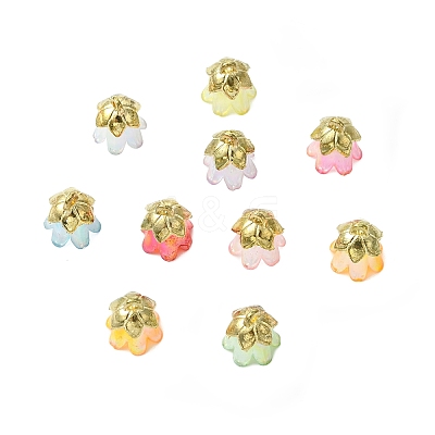 90Pcs 9 Colors Acrylic Pendants OACR-CJ0002-58-1