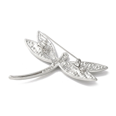 Dragonfly Alloy Brooches for Backpack Clothes JEWB-M067-10P-1