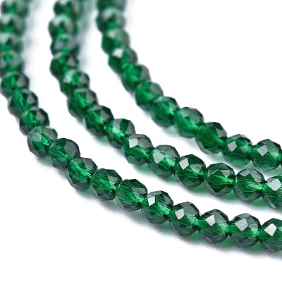 Glass Beads Strands G-K185-16C-1