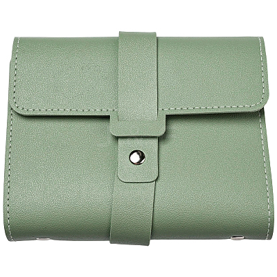 CutHollow 1Pc PU Imitation Leather Earring Storage Bags EDIS-CL0001-01B-1