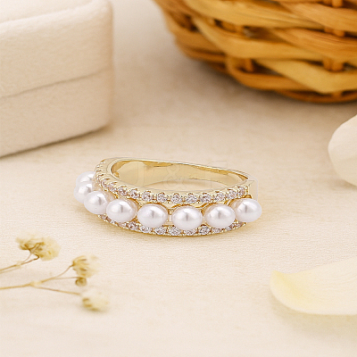 1Pc Alloy Rhinestone Finger Rings RJEW-LP0002-89-1
